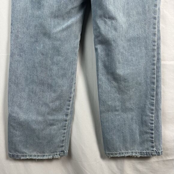 Talbots Blue Jeans Women’s 12  High Rise Light Wash Straight Leg Vintage Cotton - Picture 6 of 9